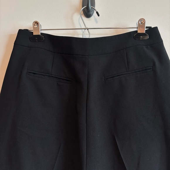 J. Crew Black High Rise Pleated Crepe Shorts 6 Office Classic Preppy Academia - Picture 5 of 7